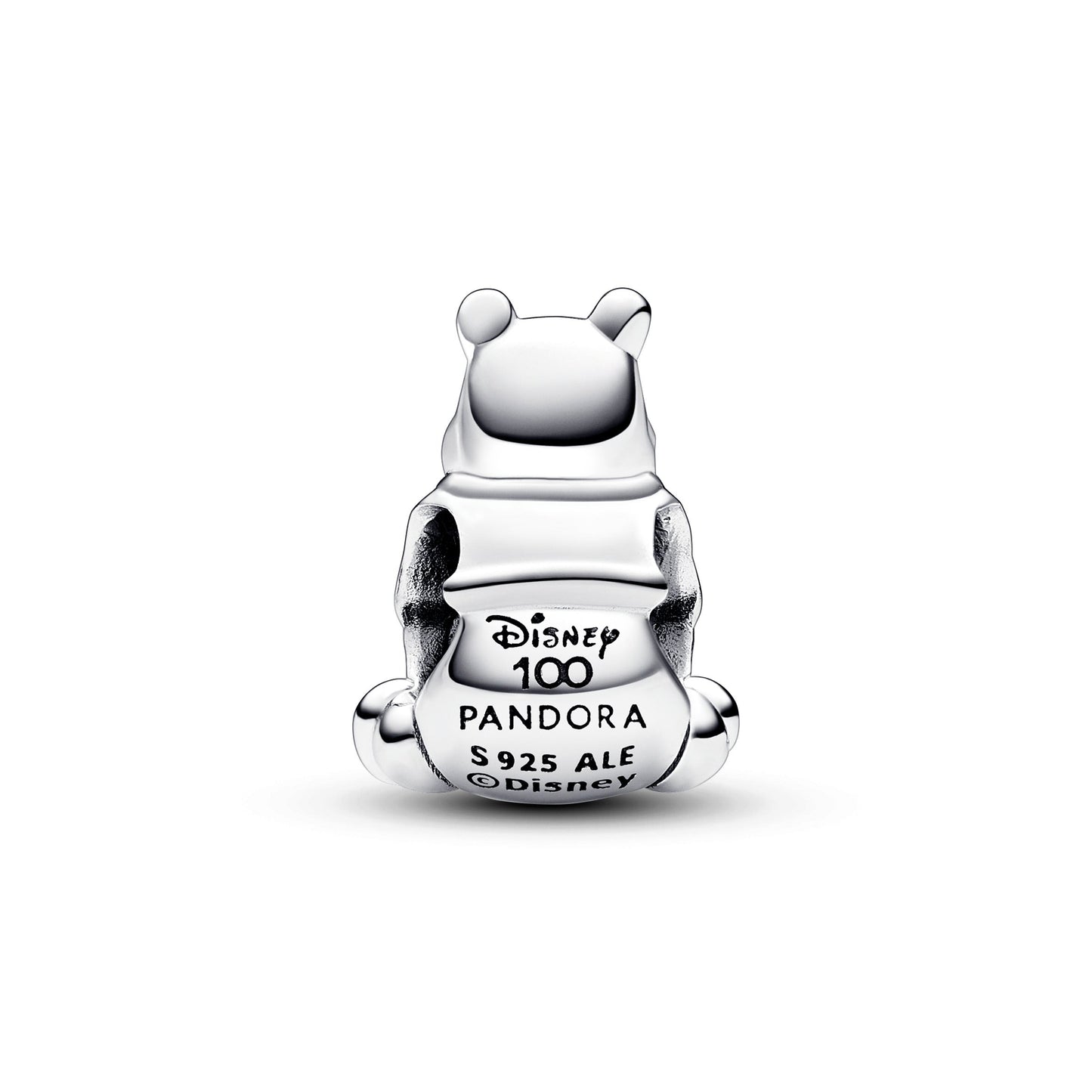 Disney 100th Anniversary Winnie the Pooh Lab-created Diamond Dangle Charm Premium Fashion Jewelry Gift Collection