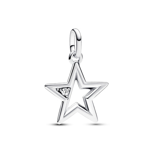 Pandora ME Sparkling Star Medallion Charm Premium Fashion Jewelry Gift Collection