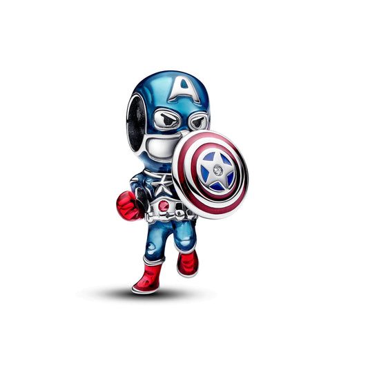 Marvel The Avengers Captain America Charm Premium Fashion Jewelry Gift Collection