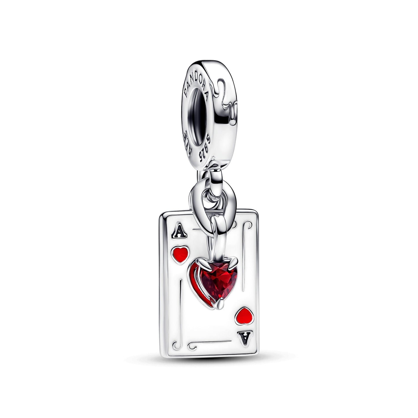 Disney Villains Queen of Hearts Double Dangle Charm Premium Fashion Jewelry Gift Collection