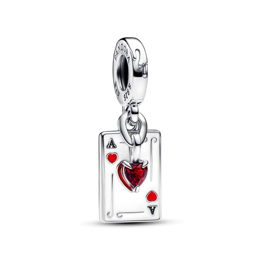 Disney Villains Queen of Hearts Double Dangle Charm Premium Fashion Jewelry Gift Collection