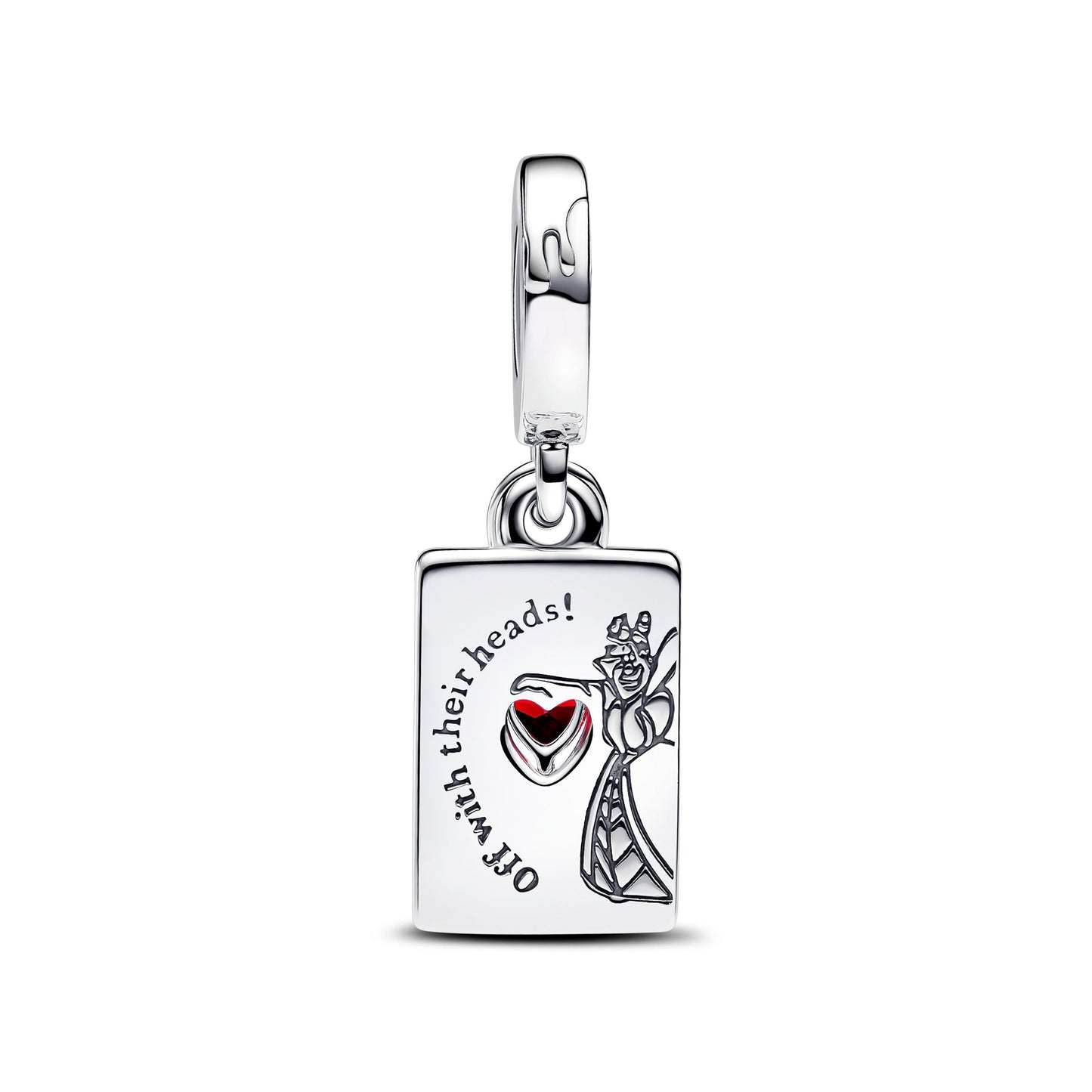 Disney Villains Queen of Hearts Double Dangle Charm Premium Fashion Jewelry Gift Collection