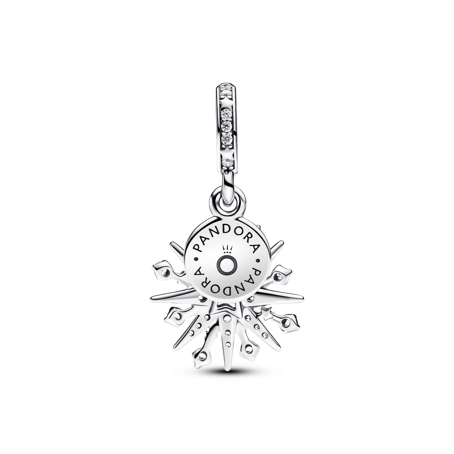 Sparkling Firework Double Dangle Charm Premium Fashion Jewelry Gift Collection