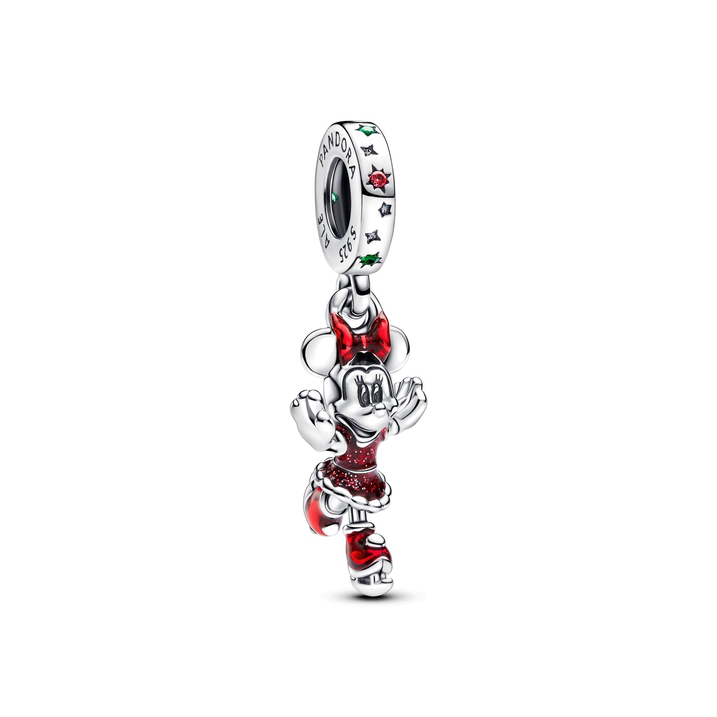Minnie Mouse Ice Skating Dangle Charm Premium Fashion Jewelry Gift Collection