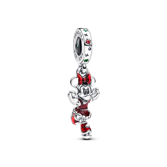 Minnie Mouse Ice Skating Dangle Charm Premium Fashion Jewelry Gift Collection