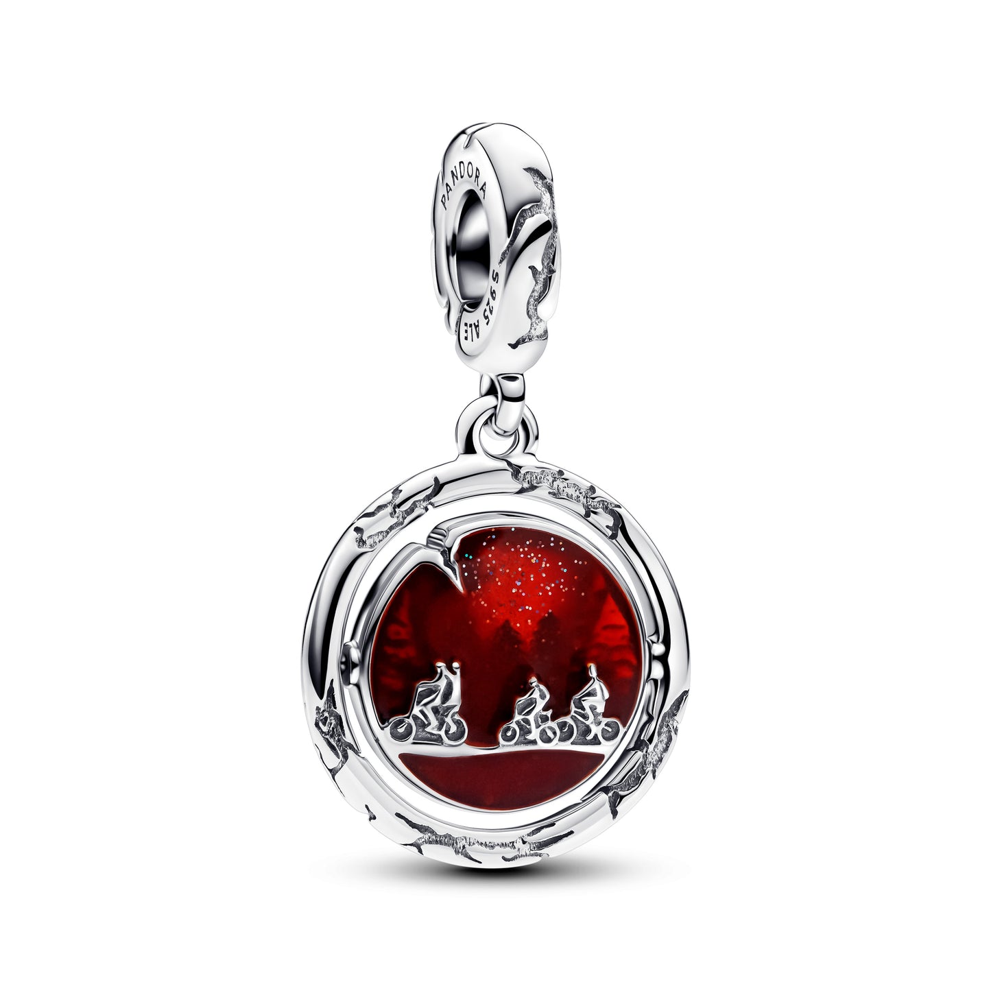 Stranger Things Glow-in-the-dark Upside Down Dangle Charm Premium Fashion Jewelry Gift Collection