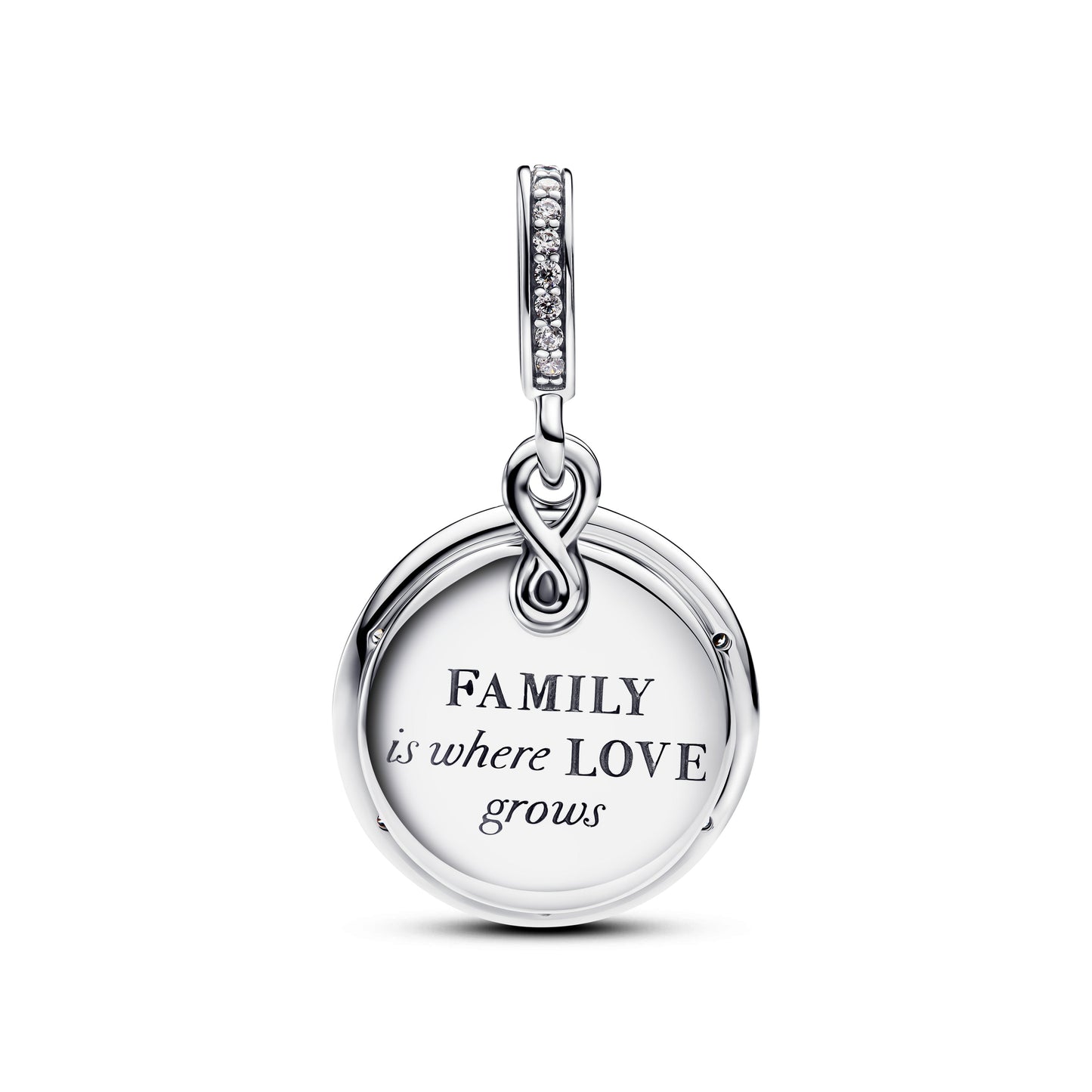 Glow-in-the-dark Infinity Tree Double Dangle Charm Premium Fashion Jewelry Gift Collection