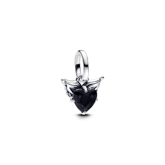 Winged Heart Mini Dangle Charm Premium Fashion Jewelry Gift Collection