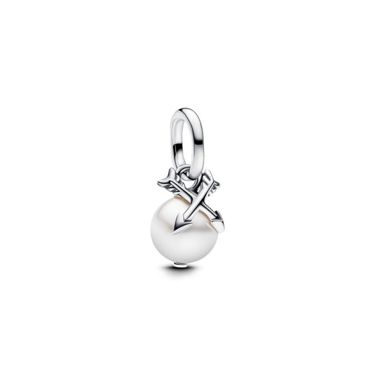 Pearl & Arrows Mini Dangle Charm Premium Fashion Jewelry Gift Collection