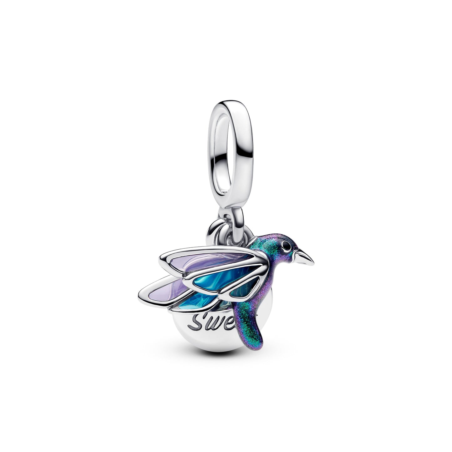 Hummingbird Double Dangle Charm Premium Fashion Jewelry Gift Collection