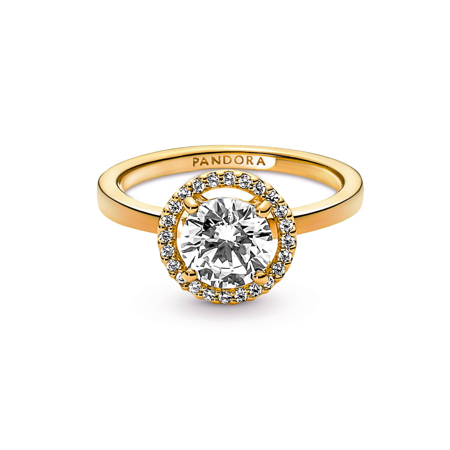 Sparkling Round Halo Ring Popular Style Premium Collection