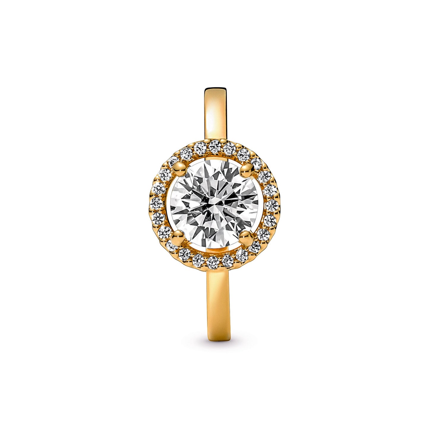 Sparkling Round Halo Ring Popular Style Premium Collection
