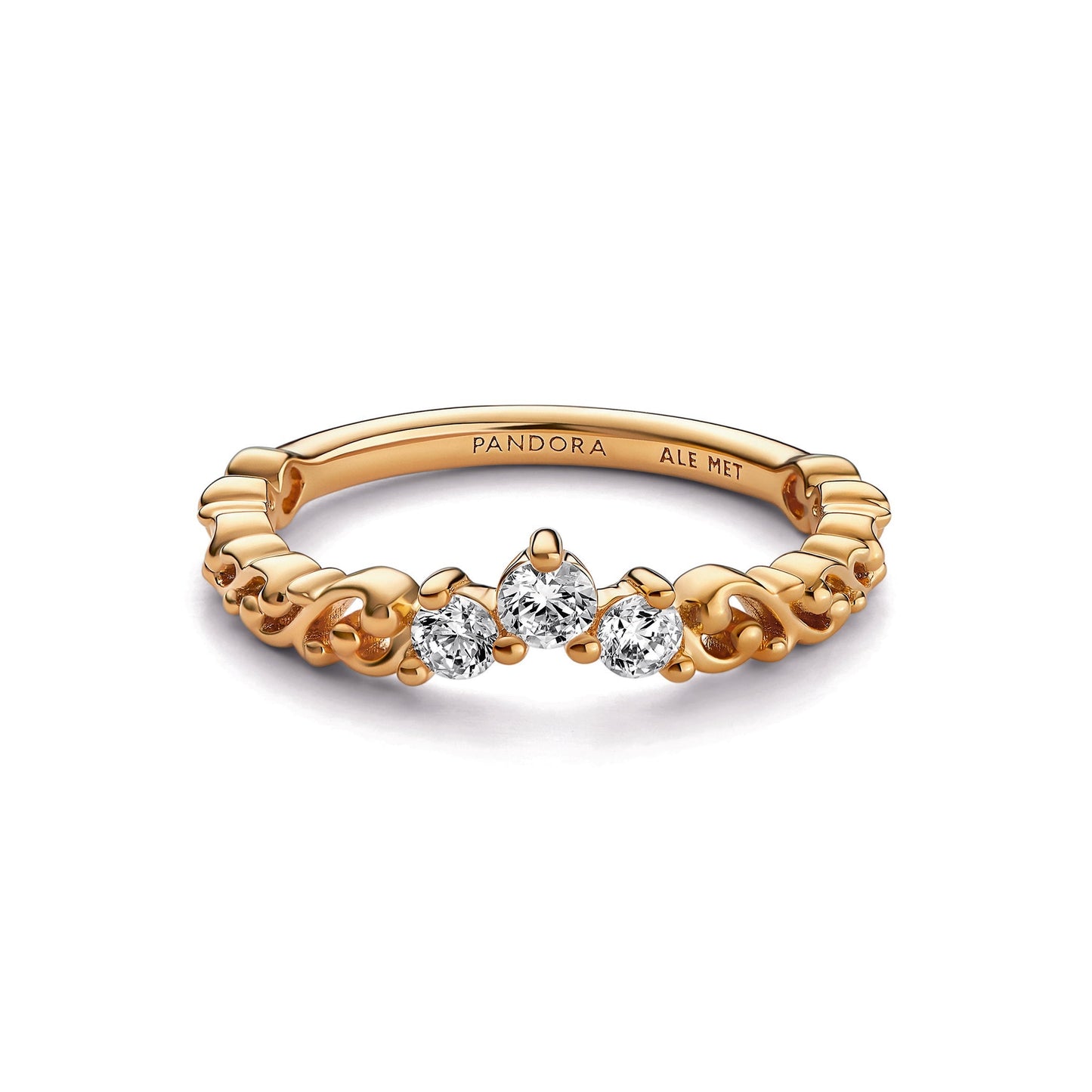 Regal Swirl Tiara Ring Popular Style Premium Collection
