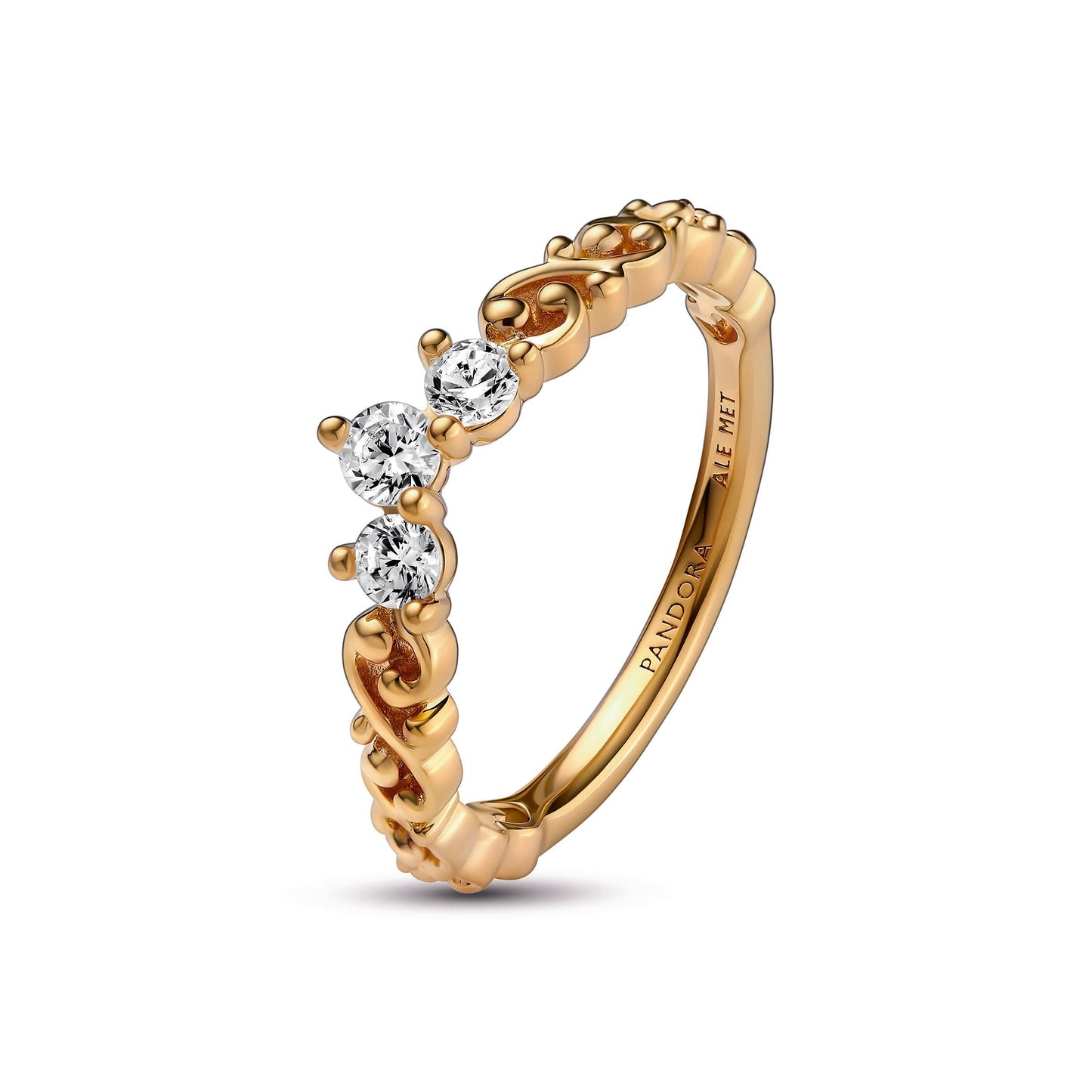 Regal Swirl Tiara Ring Popular Style Premium Collection