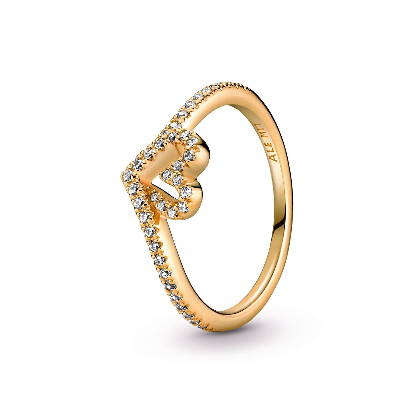 Pandora Timeless Wish Sparkling Heart Ring Popular Style Premium Collection