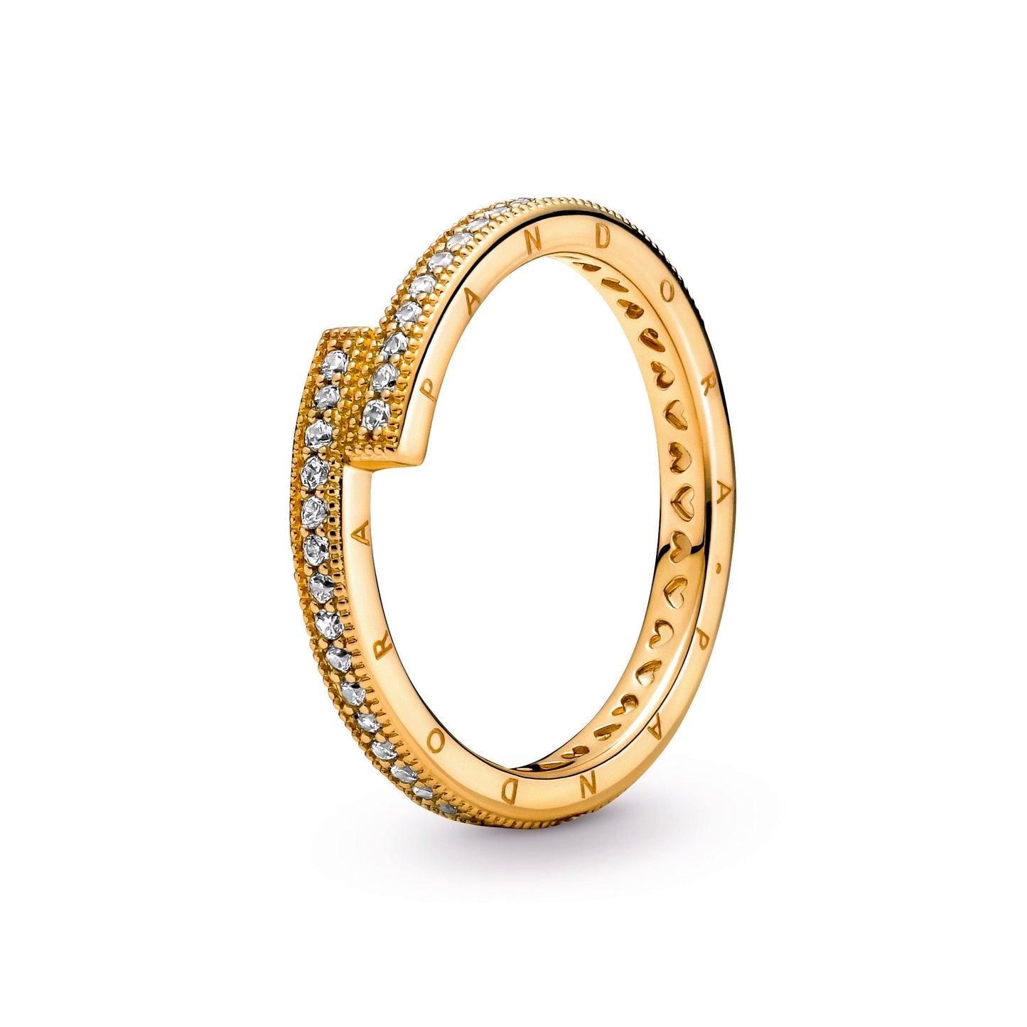 Sparkling Overlapping Ring Popular Style Premium Collection