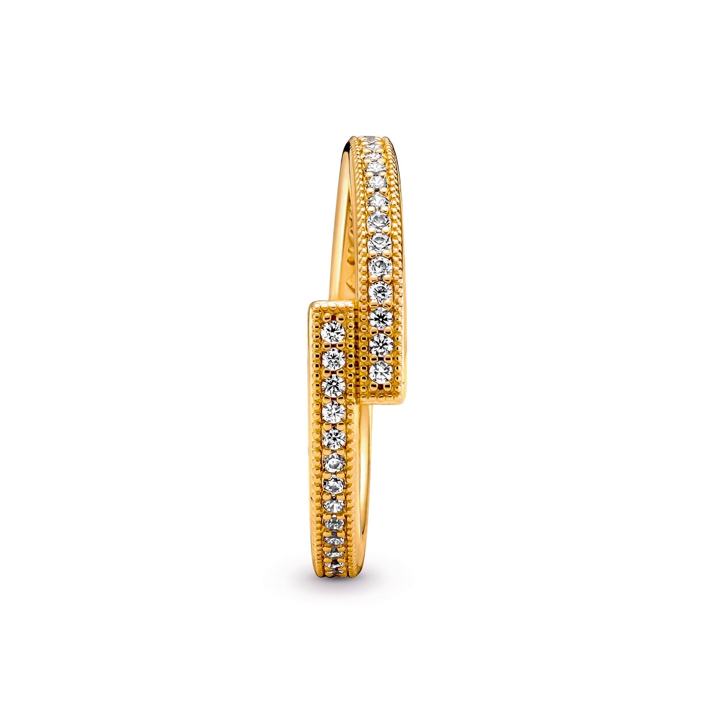 Sparkling Overlapping Ring Popular Style Premium Collection