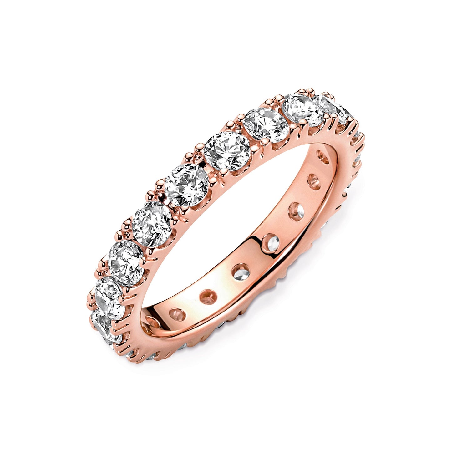 Sparkling Row Eternity Ring Popular Style Premium Collection