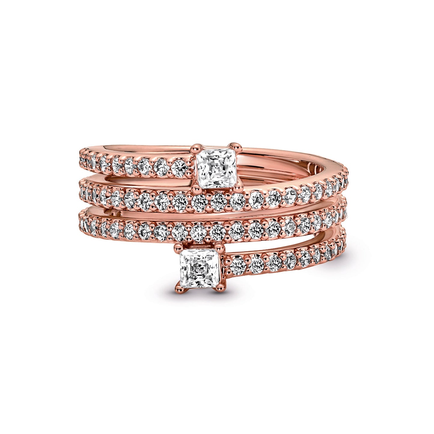 Triple Spiral Ring Popular Style Premium Collection