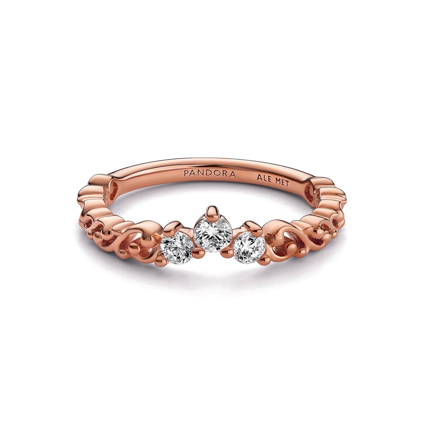 Regal Swirl Tiara Ring Popular Style Premium Collection