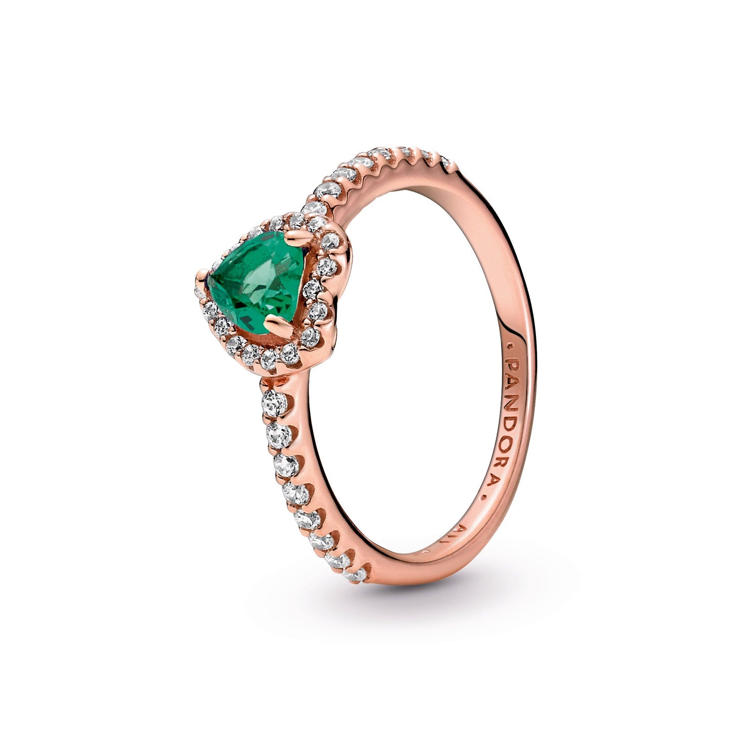 Sparkling Elevated Heart Ring Popular Style Premium Collection
