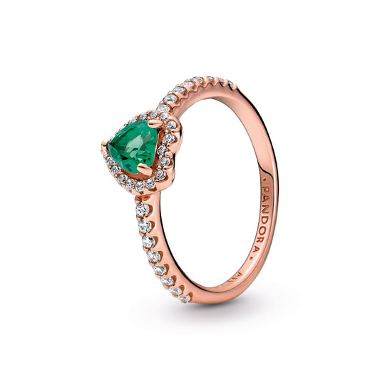 Sparkling Elevated Heart Ring Popular Style Premium Collection