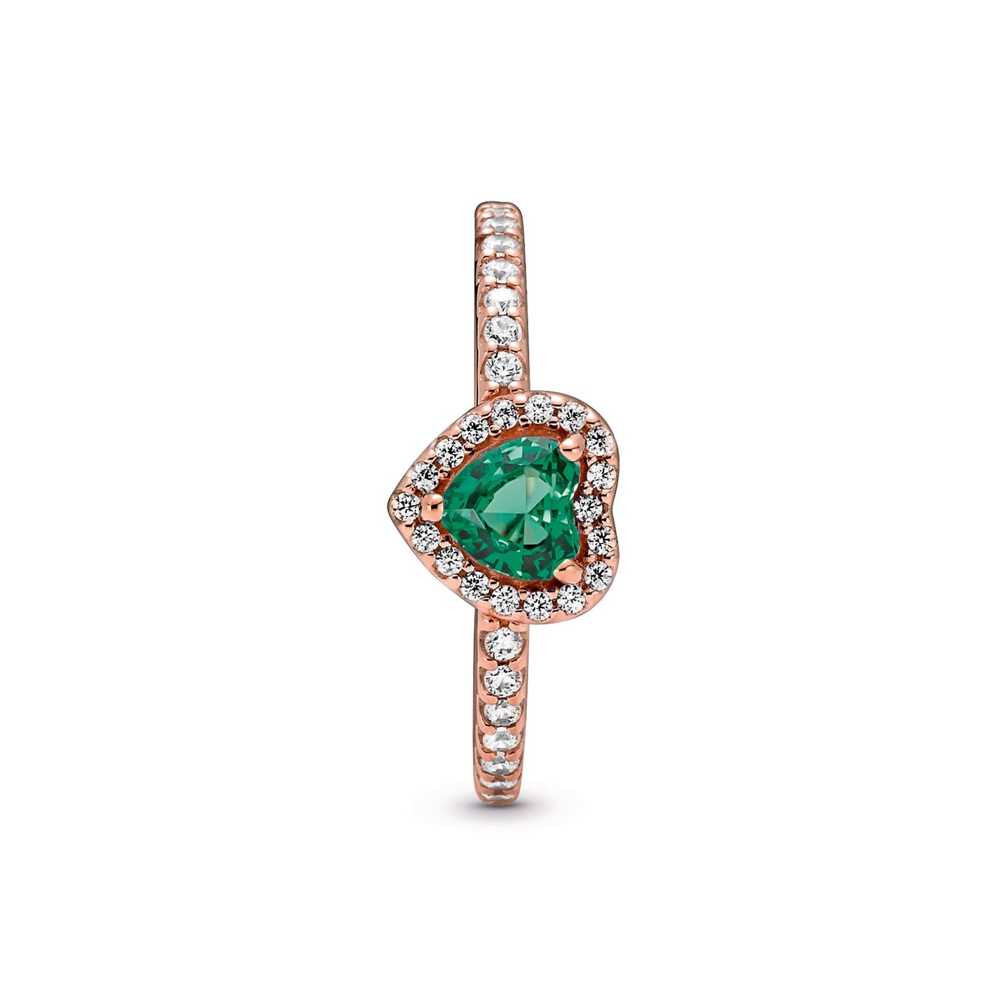 Sparkling Elevated Heart Ring Popular Style Premium Collection