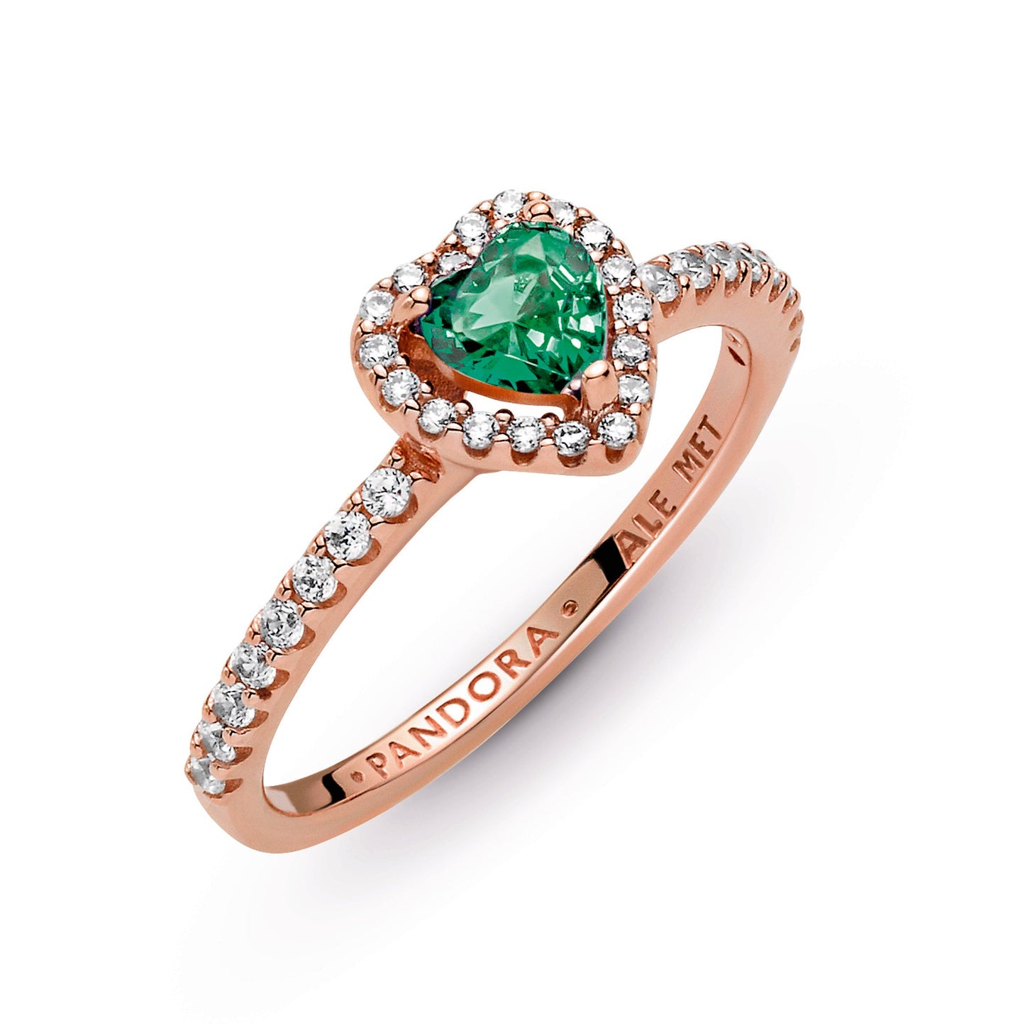 Sparkling Elevated Heart Ring Popular Style Premium Collection