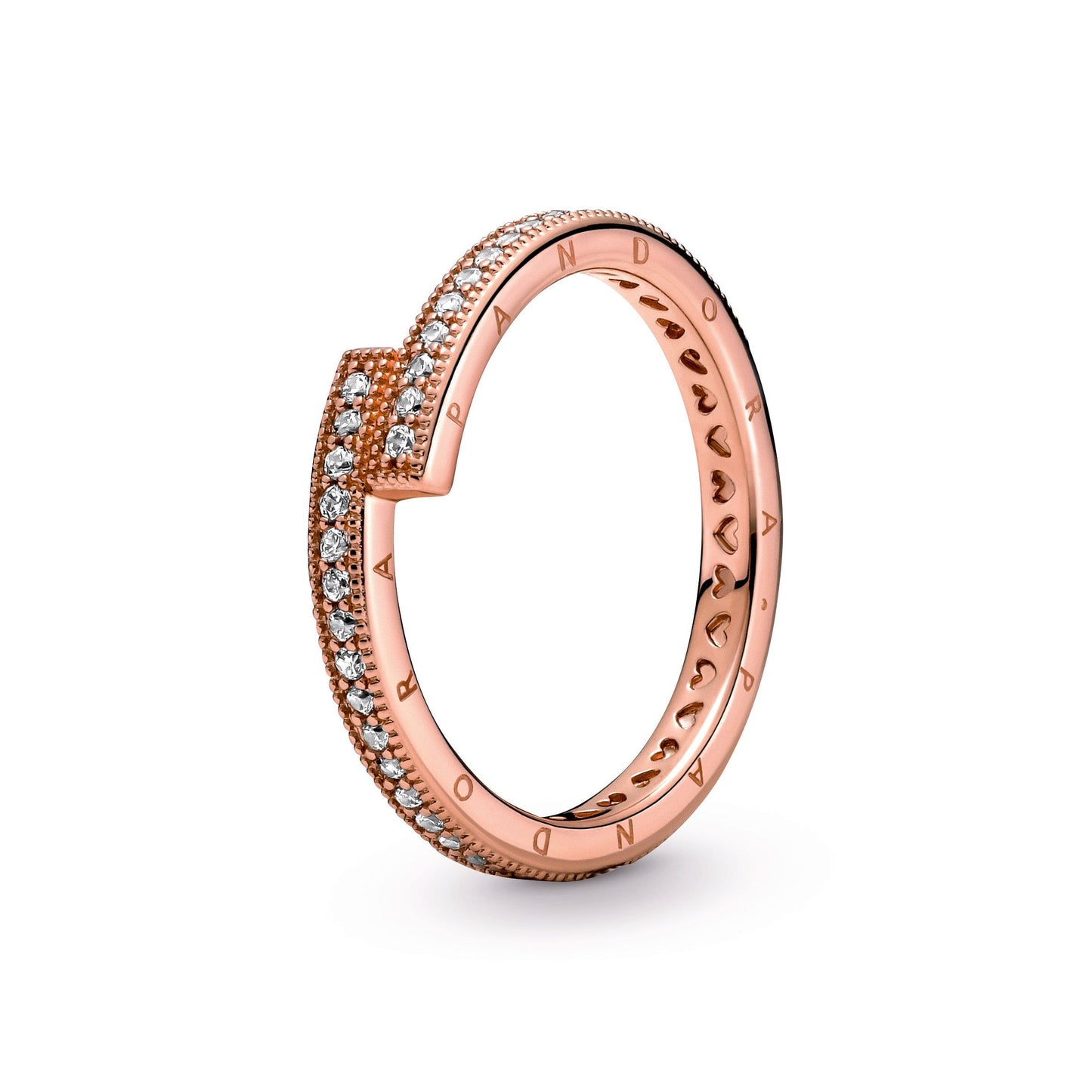 Sparkling Overlapping Ring Popular Style Premium Collection