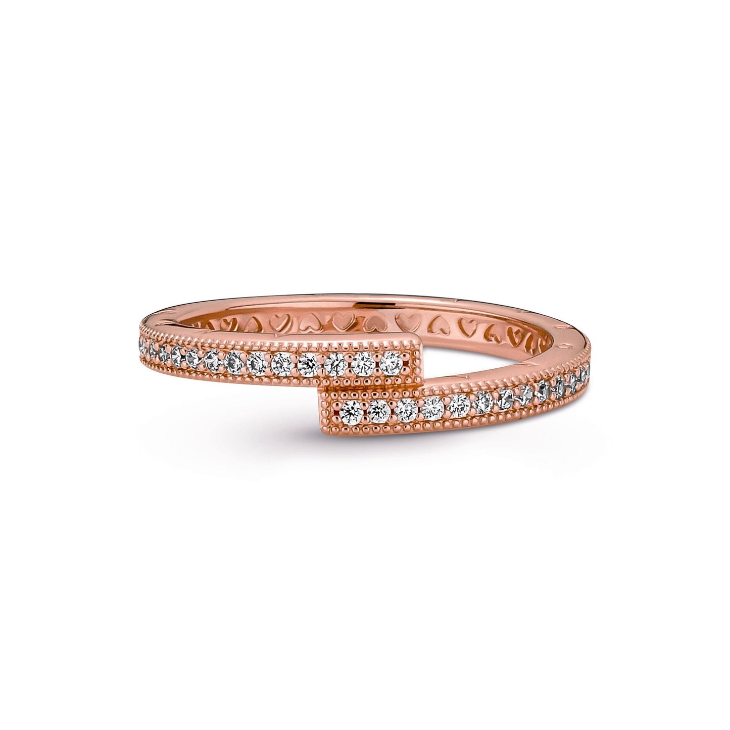 Sparkling Overlapping Ring Popular Style Premium Collection