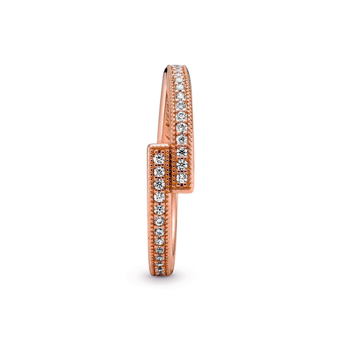 Sparkling Overlapping Ring Popular Style Premium Collection