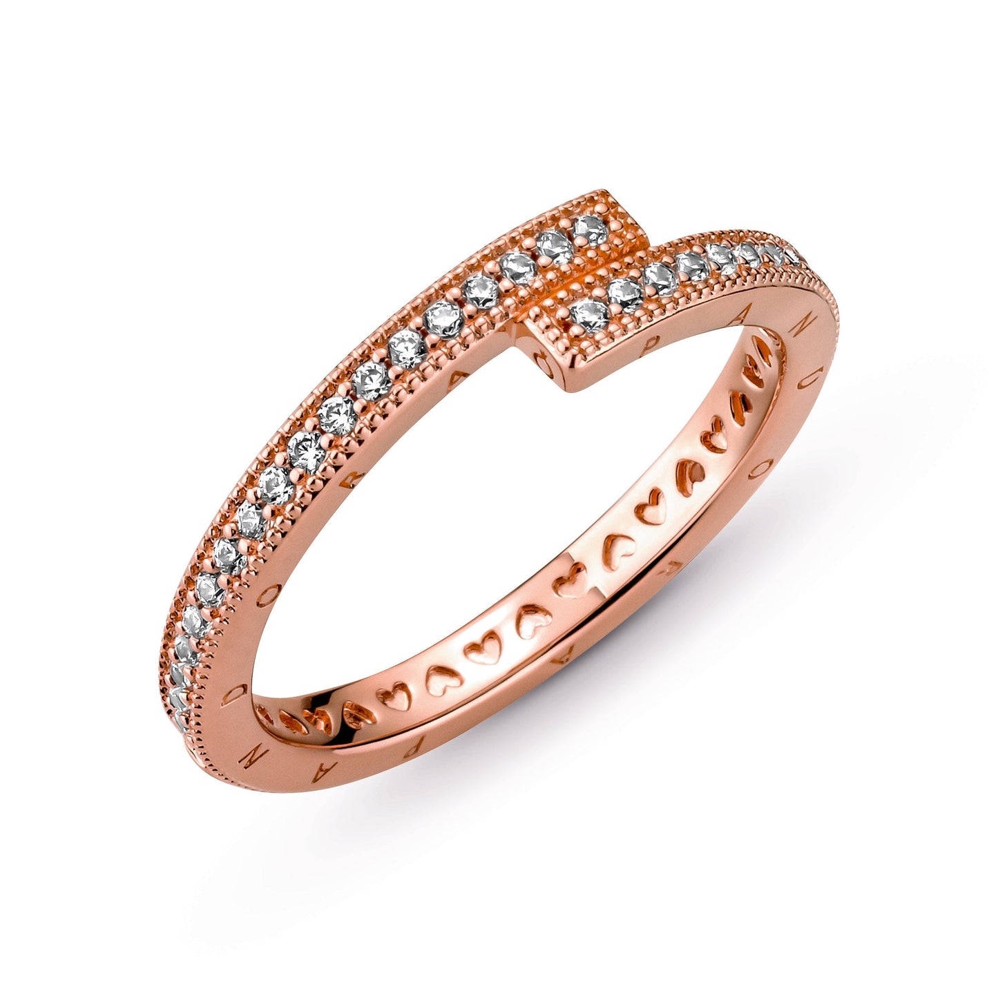 Sparkling Overlapping Ring Popular Style Premium Collection