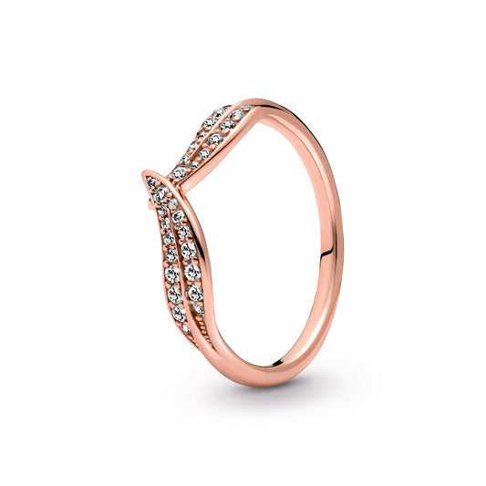 Sparkling Leaves Ring Popular Style Premium Collection