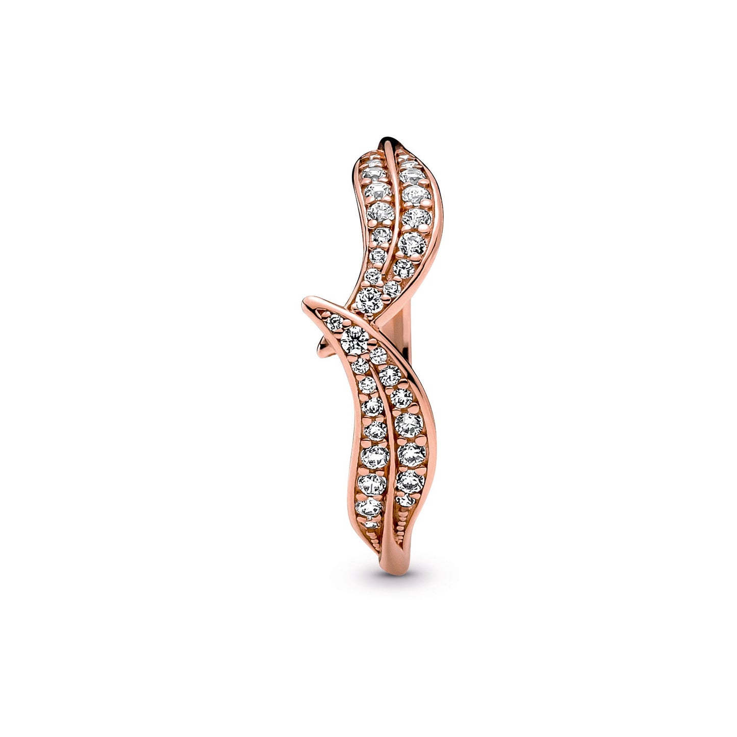 Sparkling Leaves Ring Popular Style Premium Collection