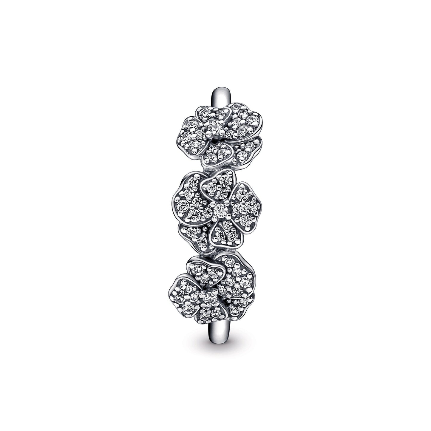 Triple Pansy Flower Ring Popular Style Premium Collection