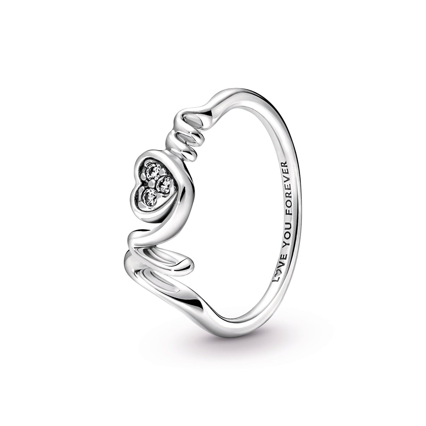 Mum Pavé Heart Ring Popular Style Premium Collection
