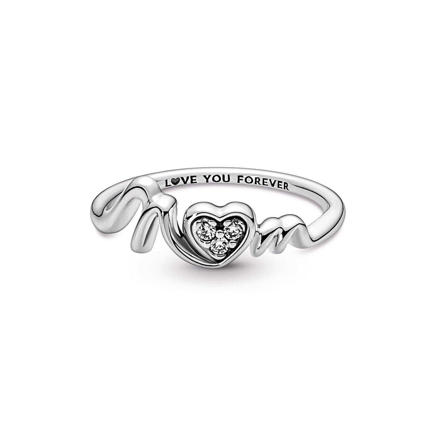Mum Pavé Heart Ring Popular Style Premium Collection