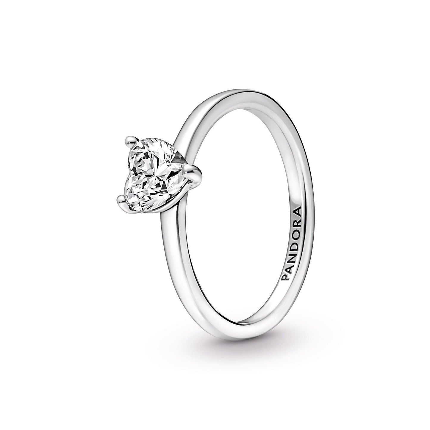 Sparkling Heart Solitaire Ring Popular Style Premium Collection