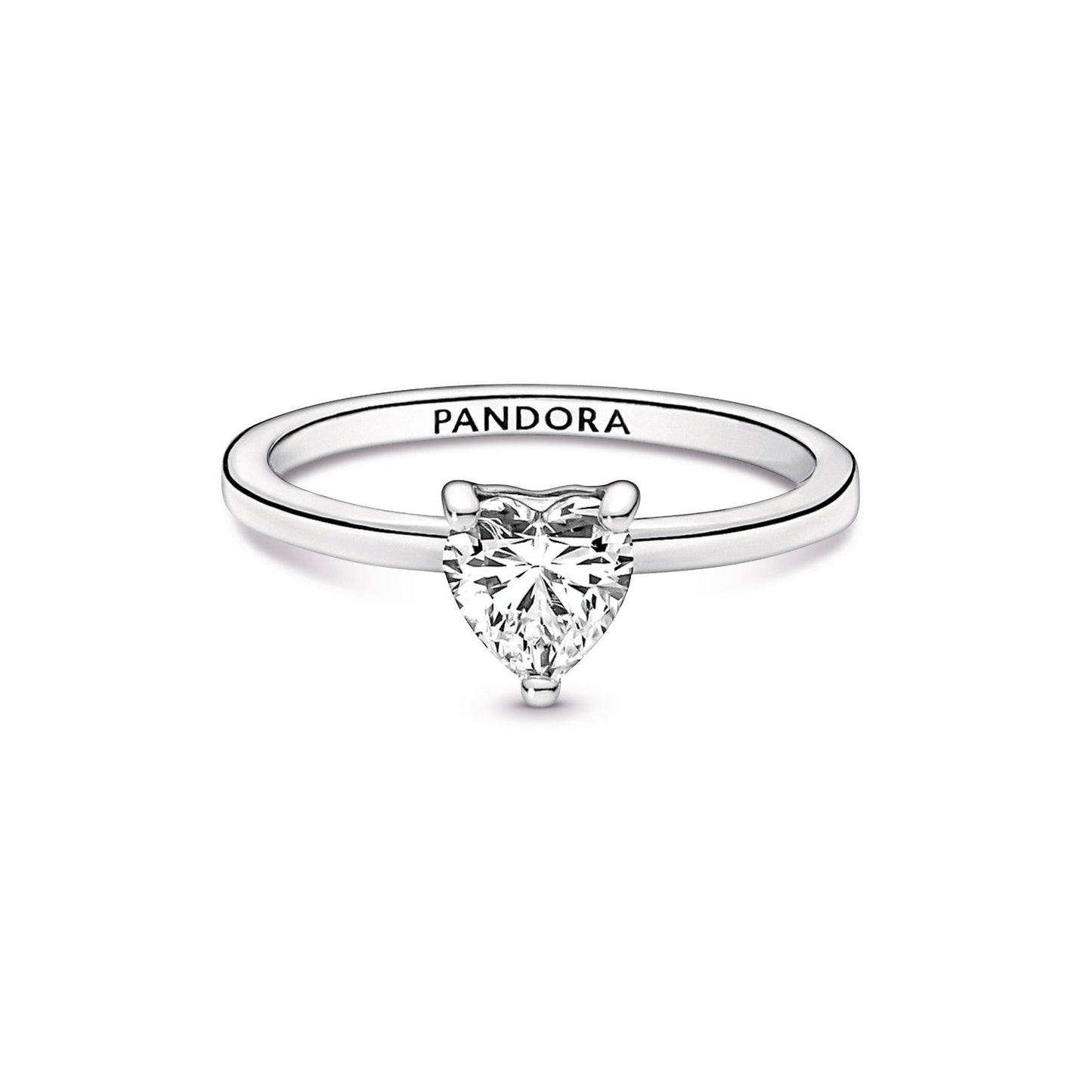 Sparkling Heart Solitaire Ring Popular Style Premium Collection