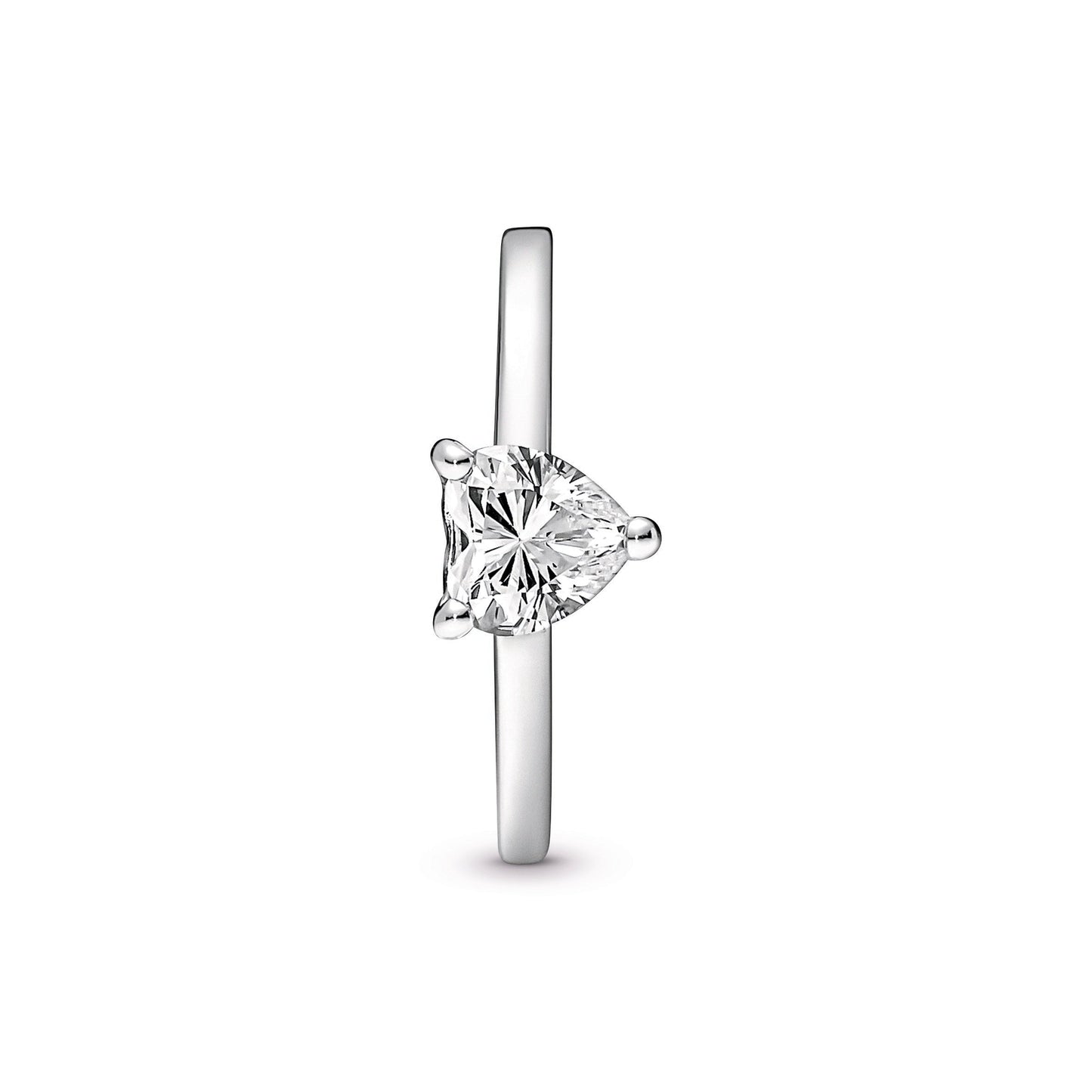 Sparkling Heart Solitaire Ring Popular Style Premium Collection