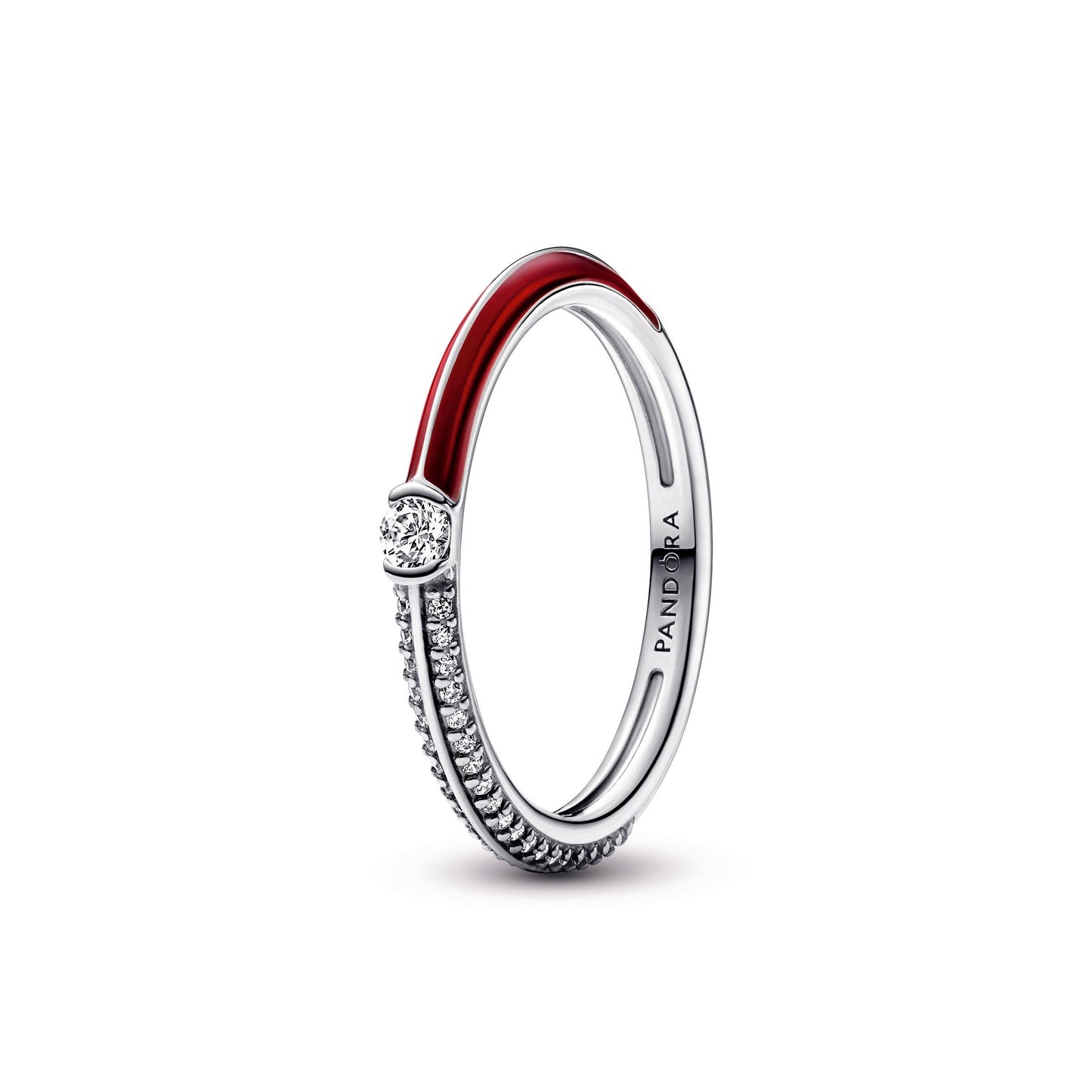 Pandora ME Pavé & Red Dual Ring Popular Style Premium Collection