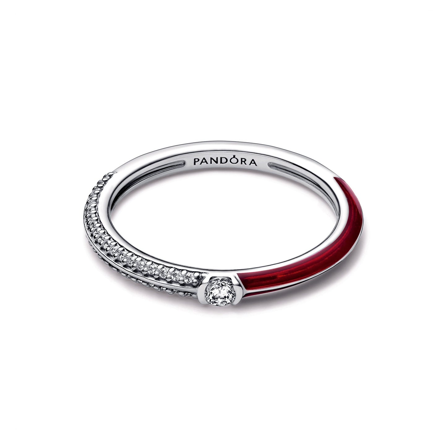 Pandora ME Pavé & Red Dual Ring Popular Style Premium Collection