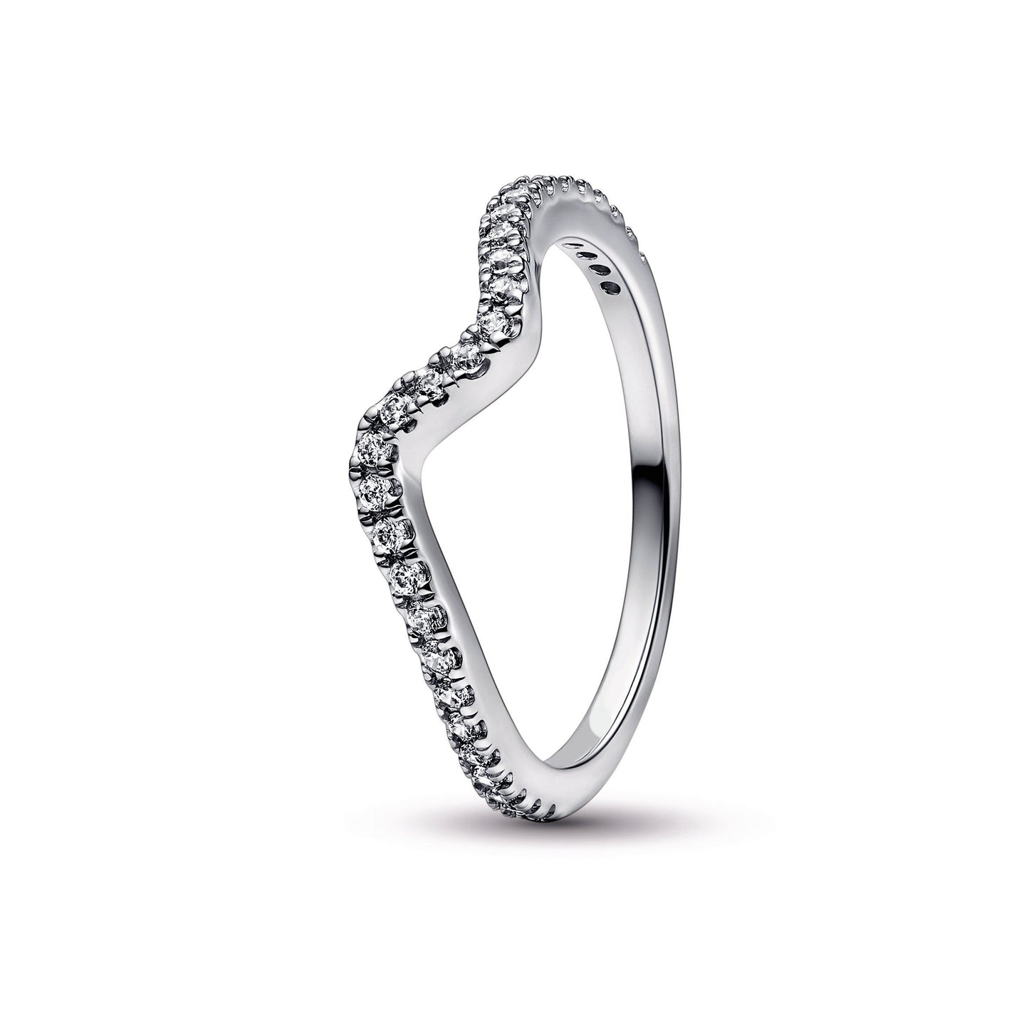 Sparkling Wave Ring Popular Style Premium Collection