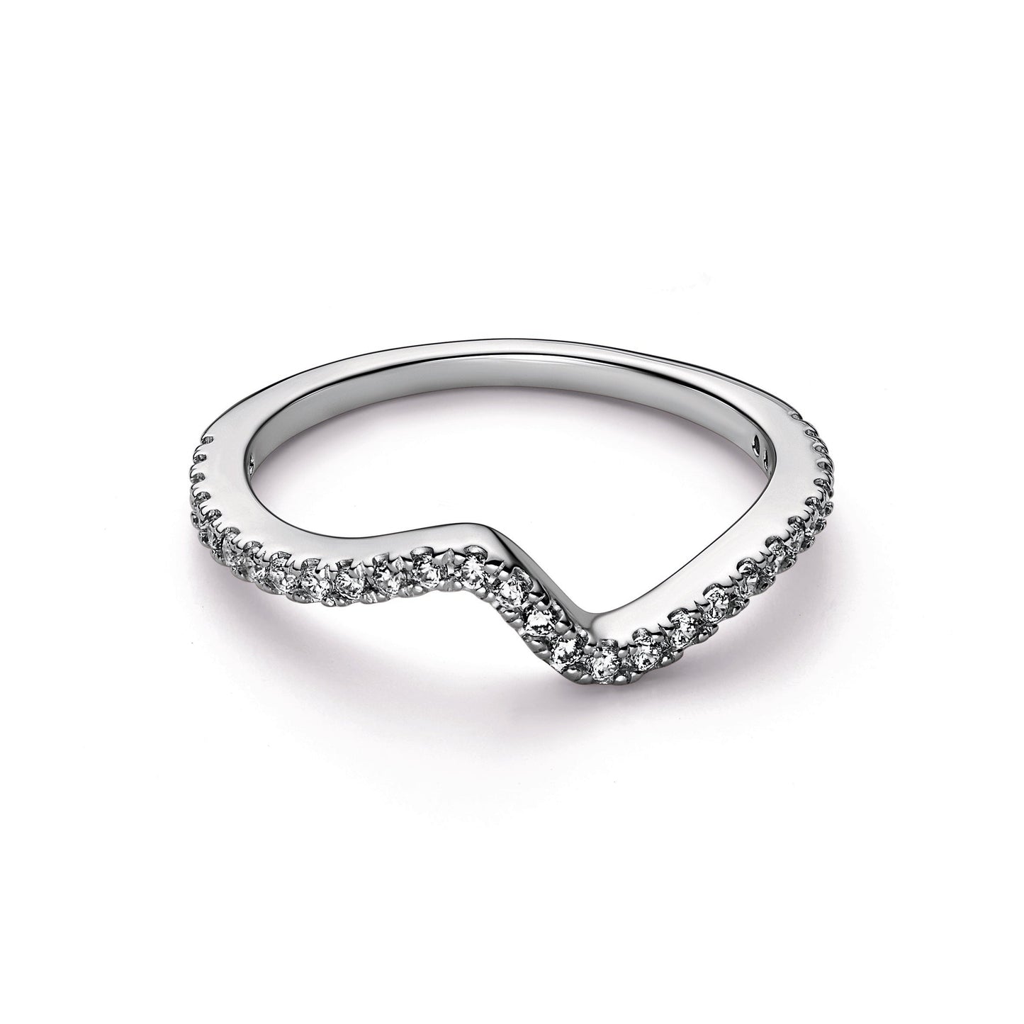Sparkling Wave Ring Popular Style Premium Collection