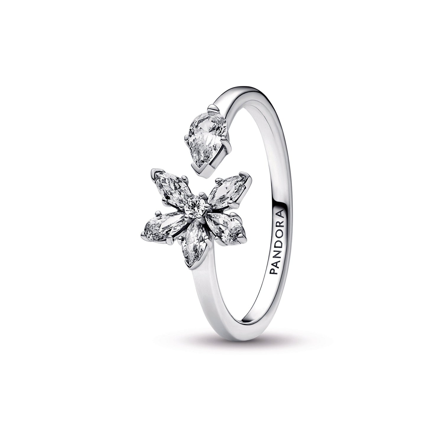 Sparkling Herbarium Cluster Open Ring Popular Style Premium Collection