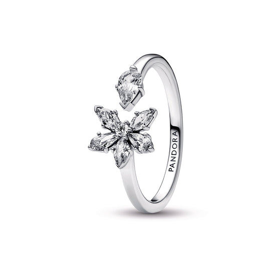 Sparkling Herbarium Cluster Open Ring Popular Style Premium Collection