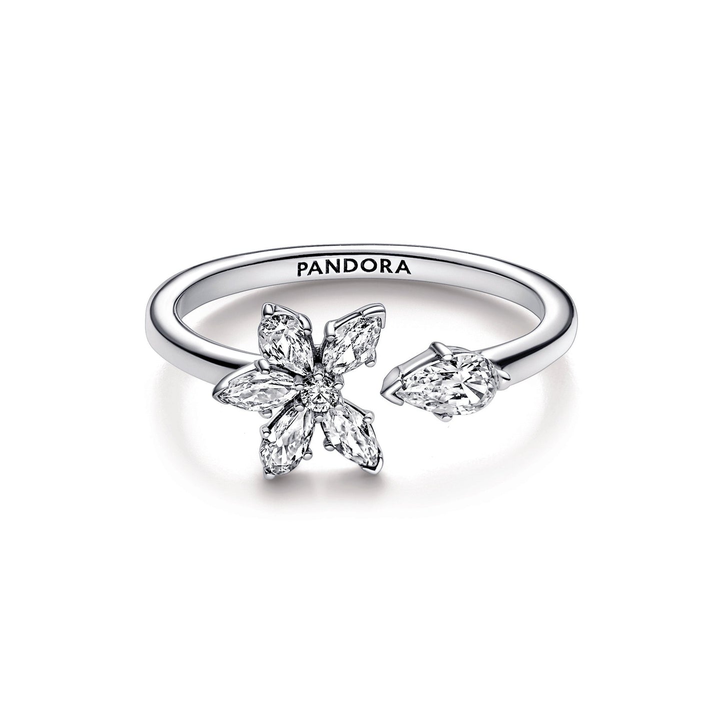 Sparkling Herbarium Cluster Open Ring Popular Style Premium Collection