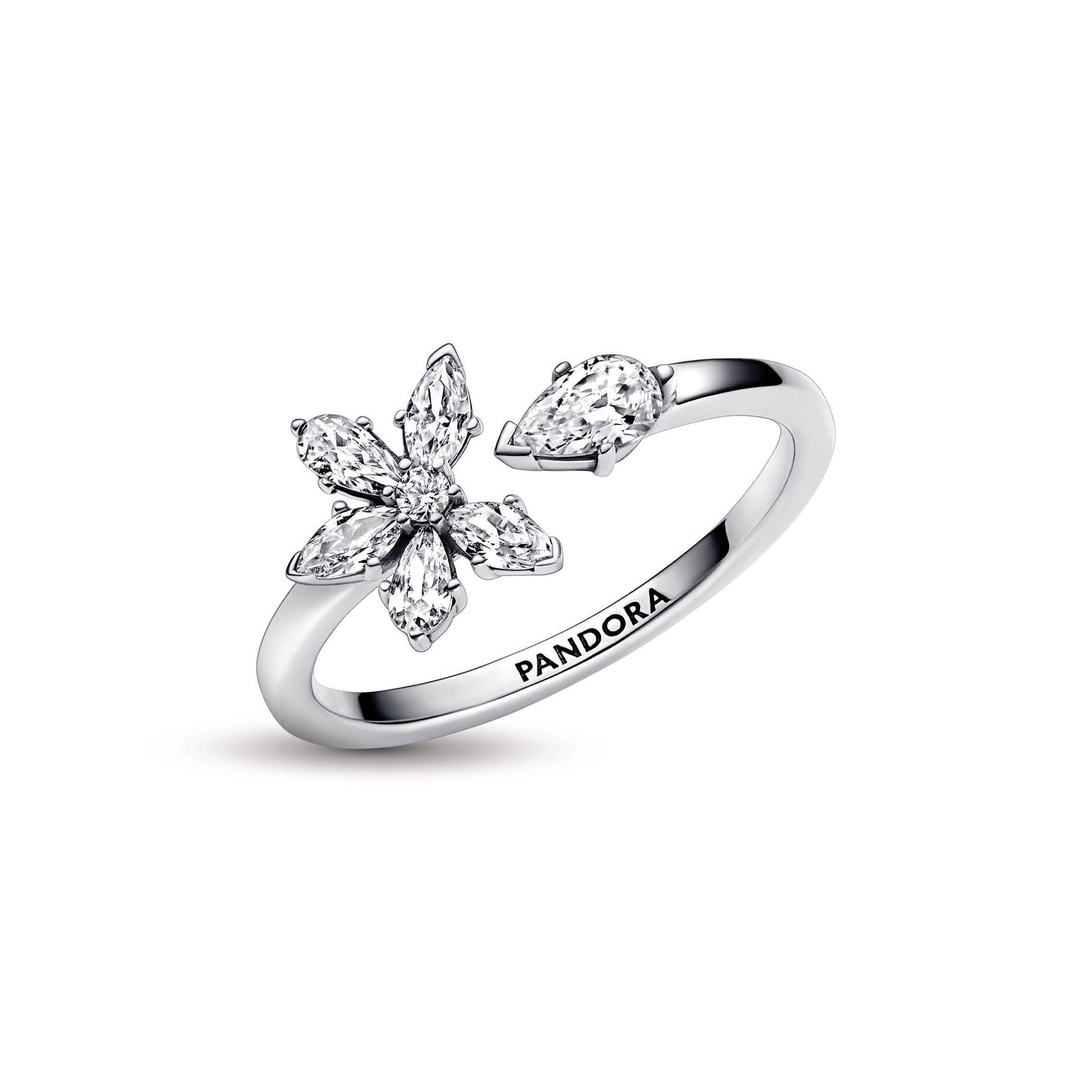 Sparkling Herbarium Cluster Open Ring Popular Style Premium Collection