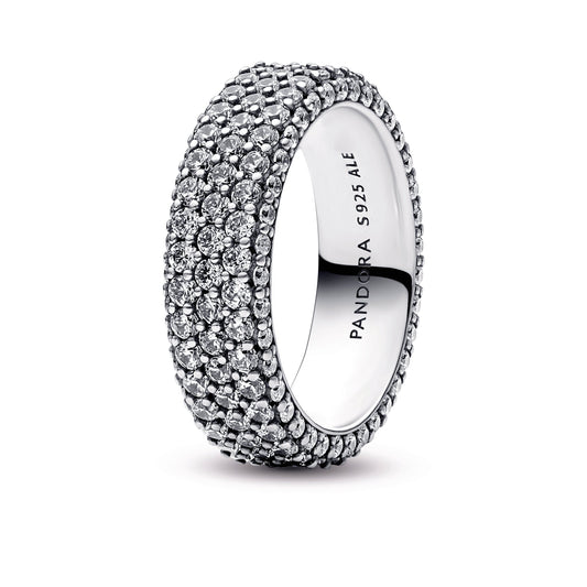 Pandora Timeless Pavé Triple-row Ring Popular Style Premium Collection