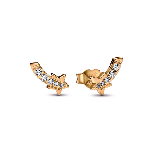 Shooting Star Pavé Stud Earrings Popular Style Premium Collection